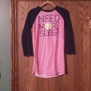 Girl's Justice "Need More Sleep" Nightshirt